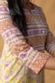 Image for Kusvaa Vcr266 Kalyan Cotton Handblock Print Kurta Closeup 2