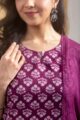 Image for Kusvaa Ws1094 Mesha Cotton Handblock Kurta Closeup