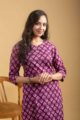 Image for Kusvaa Ws1094 Mesha Cotton Handblock Kurta Front
