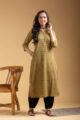 Image for Kusvaa Ws1095 Hejal Cotton Straight Kurta Side