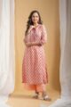 Image for Kusvaa Wsr435 Terilynn Cotton Handblock Kurta Front