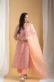 Image for Kusvaa Wsr435 Terilynn Cotton Handblock Kurta Side