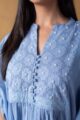 Image for Kusvaa Avdaf290 Heli Cotton Dobby Kaftan Closeup