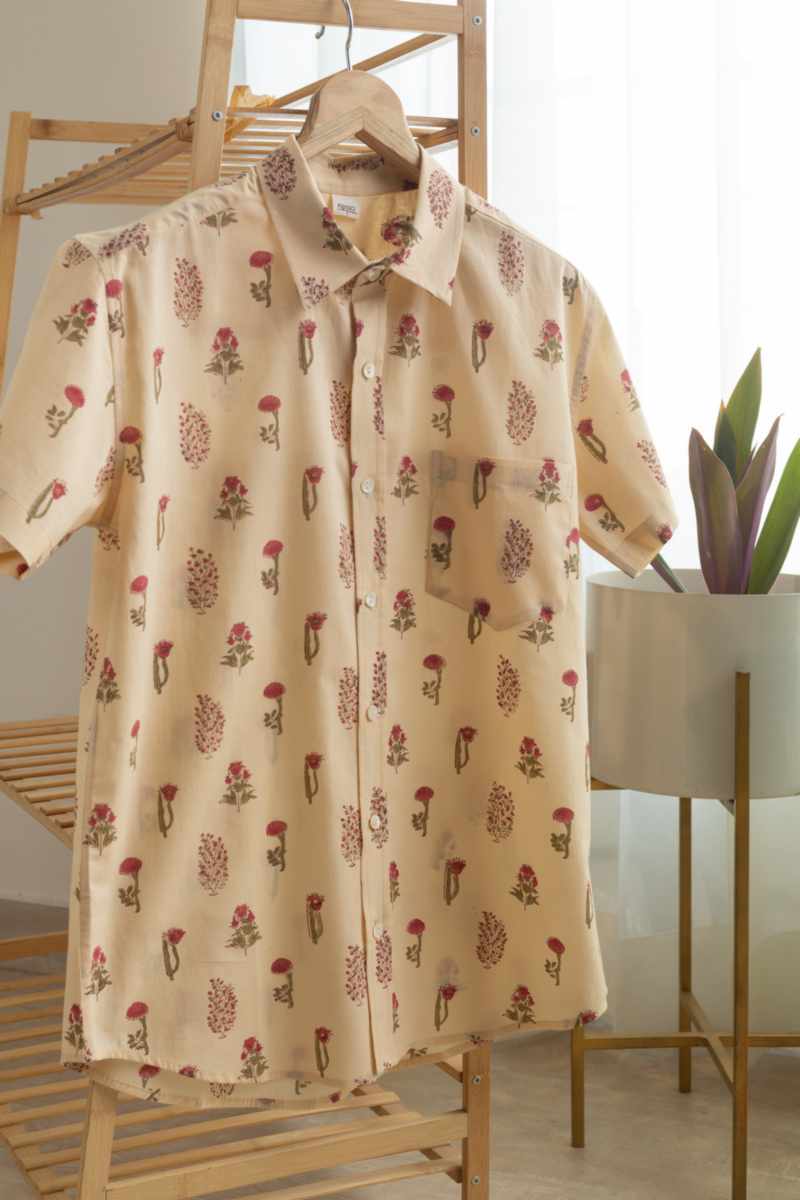 Image for Kusvaa Bpr63 Panav Cotton Men Half Sleeves Shirt Front