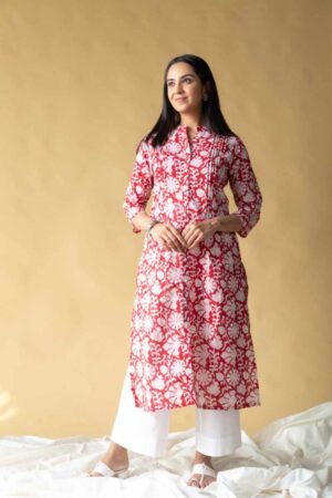 Image for Kusvaa Bpr66 Pramit Cotton Straight Kurta Featured