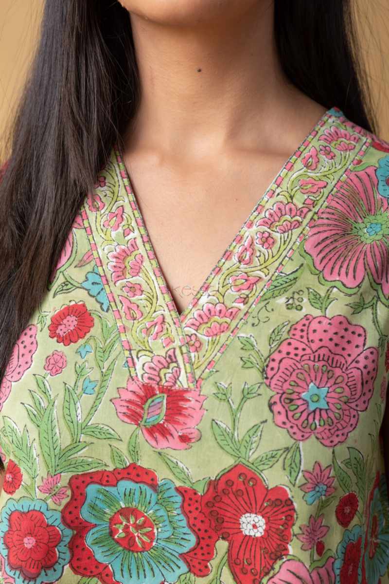 Image for Kusvaa Bpr70 Maanika Cotton Short Top Side