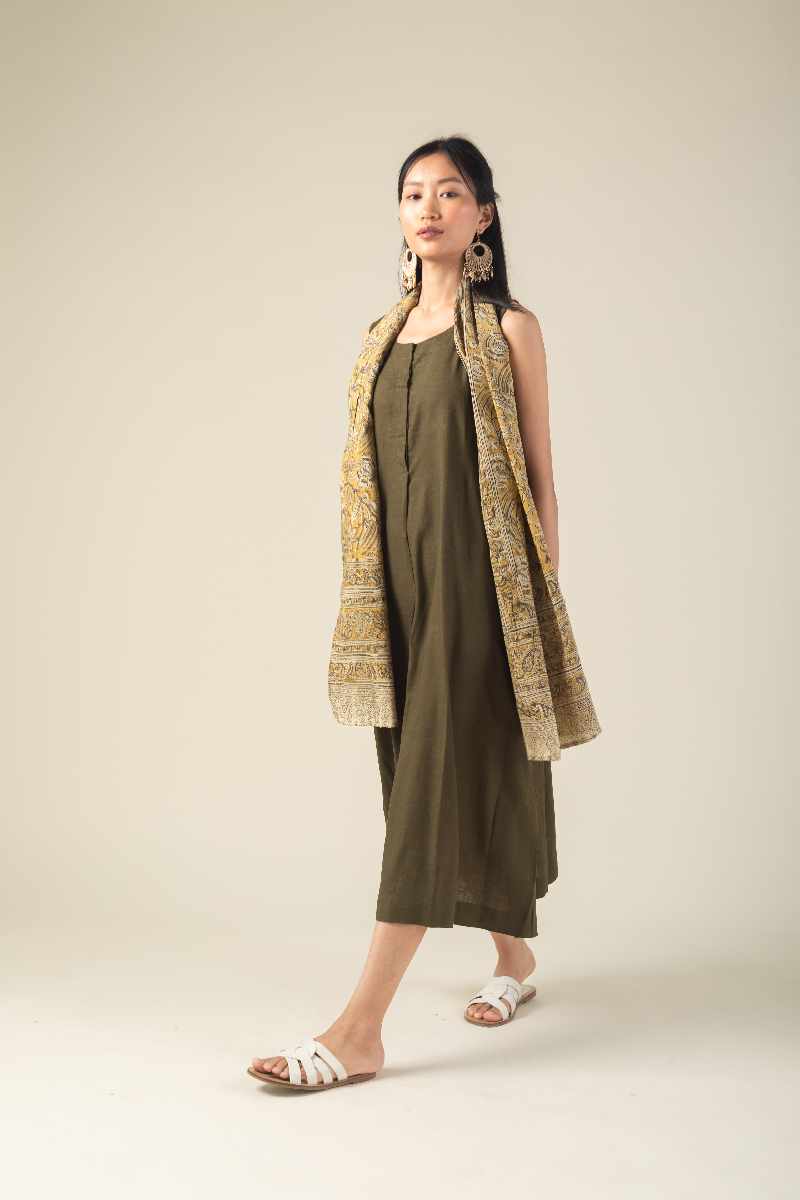 Image for Kusvaa Ne117 Malmi Cotton Dobby Kurta Back