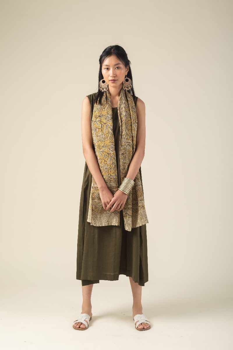 Image for Kusvaa Ne117 Malmi Cotton Dobby Kurta Neck