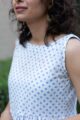 Image for Kusvaa Ne125 Iksa Cotton A Line Dress Closeup