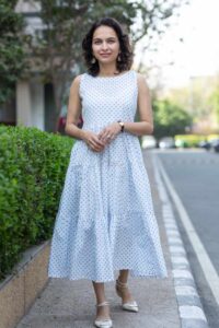 Image for Kusvaa Ne125 Iksa Cotton A Line Dress Featured