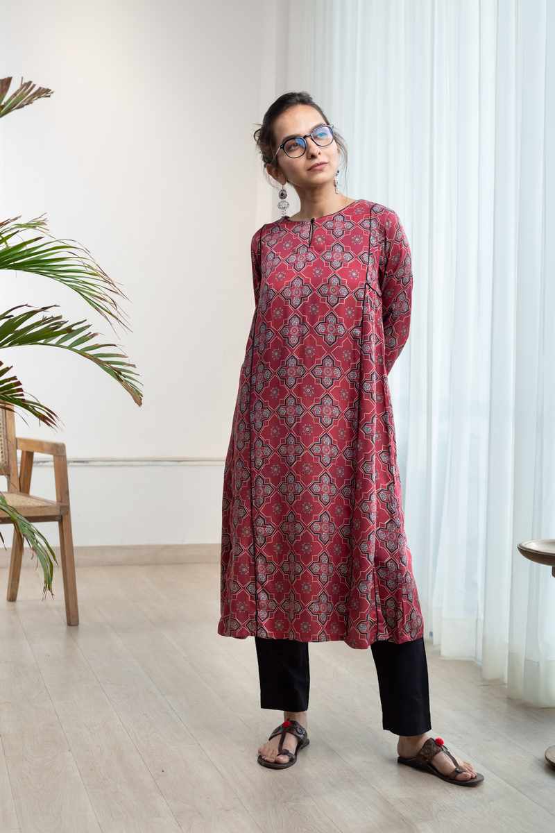 Image for Kusvaa Ne28 Tavishi Modal A Line Dress Front