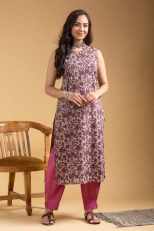 Image for Kusvaa Sa15 Tavishi Cotton Straight Fit Kurta Featured