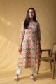 Image for Kusvaa Vcr267 Tasha Cotton Handblock Print Kurta Side