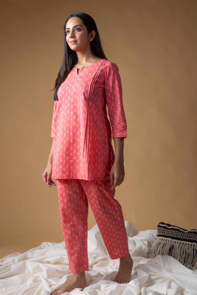 Image for Kusvaa Ws1096 Tena Cotton Loungewear Set Front