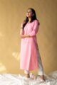 Image for Kusvaa Ws1100 Pinaki Cotton Kurta With Dupatta Set Side