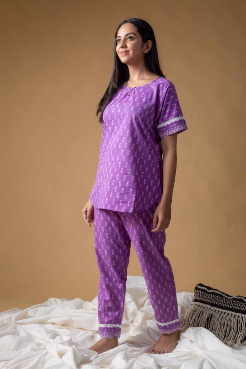 Image for Kusvaa Ws1102 Chancy Cotton Loungewear Set Front