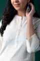 Image for Kusvaa Ws1103 Manon Cotton Flex Kurta Pant Set Closeup