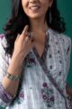 Image for Kusvaa Wsr440 Erisha Cotton A Line Kurta Closeup