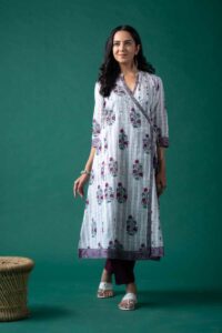 Image for Kusvaa Wsr440 Erisha Cotton A Line Kurta Featured