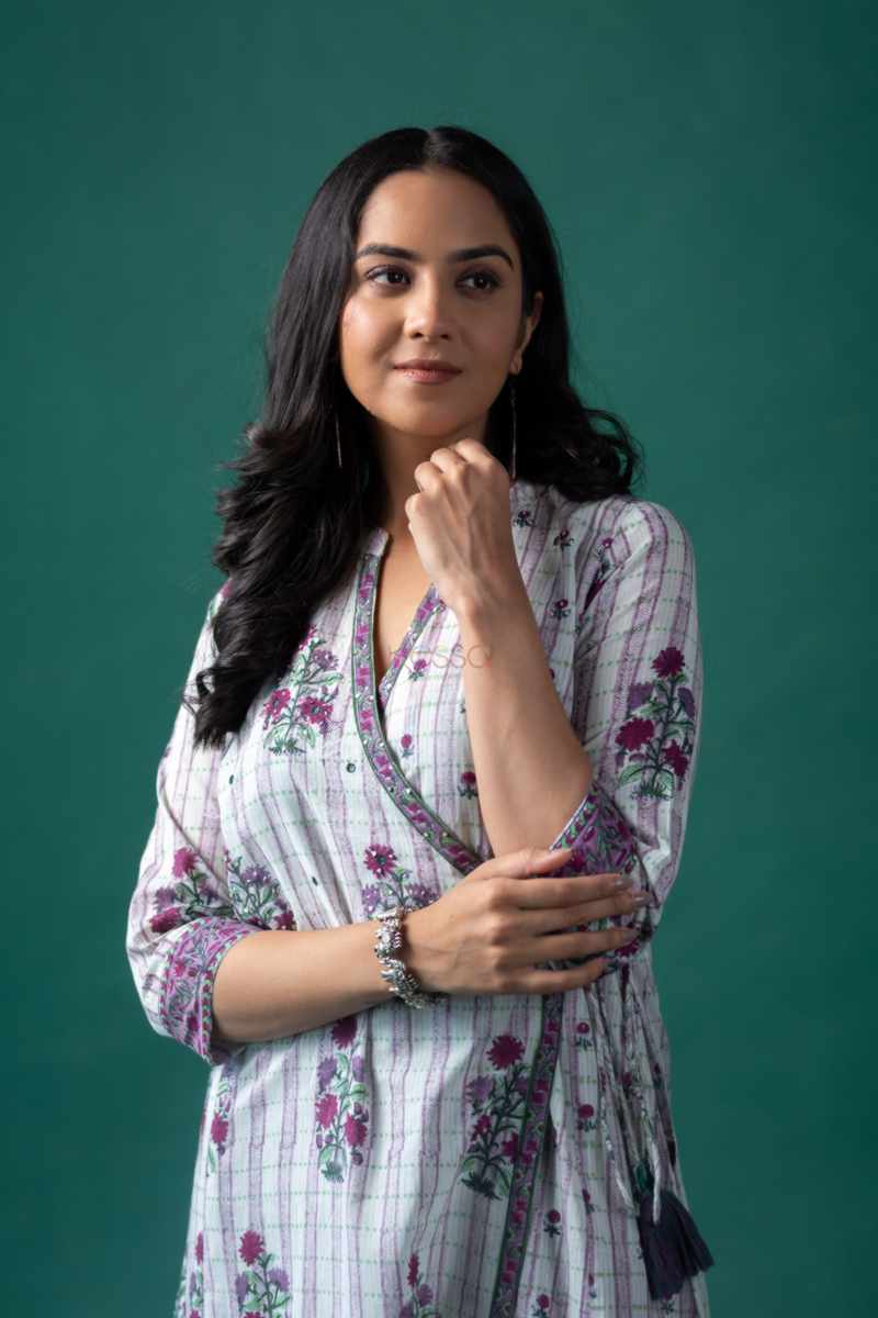 Image for Kusvaa Wsr440 Erisha Cotton A Line Kurta Sid