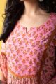 Image for Kusvaa Wsr444 Naisha Cotton A Line Kurta Side