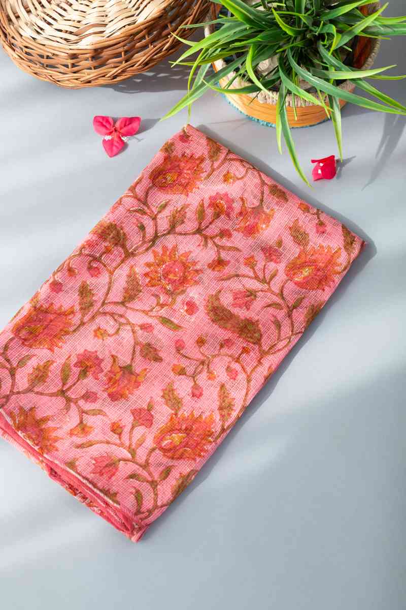 Image for Kusvaa Wsr444dupatta Natali Cotton Kota Doriya Dupatta Side