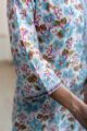 Image for Kusvaa Wsr445 Dakshata Cotton Handblock Kurta Closeup