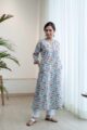 Image for Kusvaa Wsr445 Dakshata Cotton Handblock Kurta Front