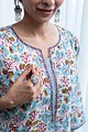 Image for Kusvaa Wsr445 Dakshata Cotton Handblock Kurta Pocket