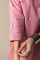 Image for Kusvaa Ne116 Leenakshi Handloom Cotton Top Pant Set Closeup