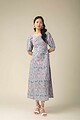 Image for Kusvaa Ne205a Tvisha Handblock Dress Pattern