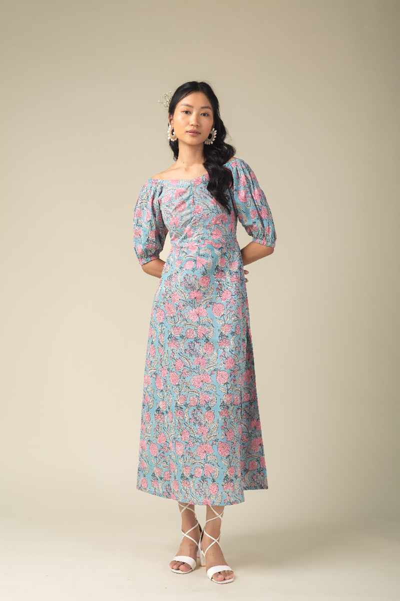 Image for Kusvaa Ne205a Tvisha Handblock Dress Pattern