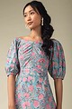 Image for Kusvaa Ne205a Tvisha Handblock Dress Pocket