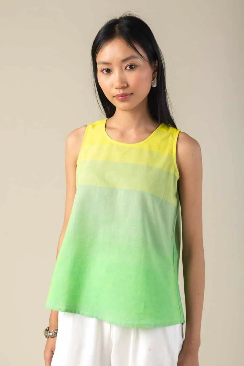 Image for Kusvaa Ne213 Niesha Handloom Cotton Short Top Side