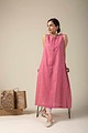 Image for Kusvaa Ne69 Kenisha Handloom Cotton Kurta Pant Set Back