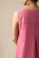 Image for Kusvaa Ne69 Kenisha Handloom Cotton Kurta Pant Set Closeup 2