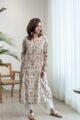 Image for Kusvaa Ne94 Divita Cotton A Line Kurta Side