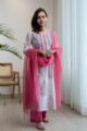 Image for Kusvaa Ne95 Fiza Cotton Handblock Kurta Front