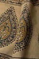 Image for Kusvaa Chdu35 Elzina Sariyah Assam Silk Stole Closeup 2