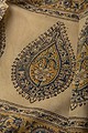 Image for Kusvaa Chdu35 Elzina Sariyah Assam Silk Stole Closeup