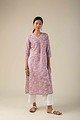 Image for Kusvaa Ne120 Nityashri Cotton Straight Kurta Sitting