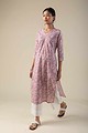 Image for Kusvaa Ne120 Nityashri Cotton Straight Kurta Sleeves