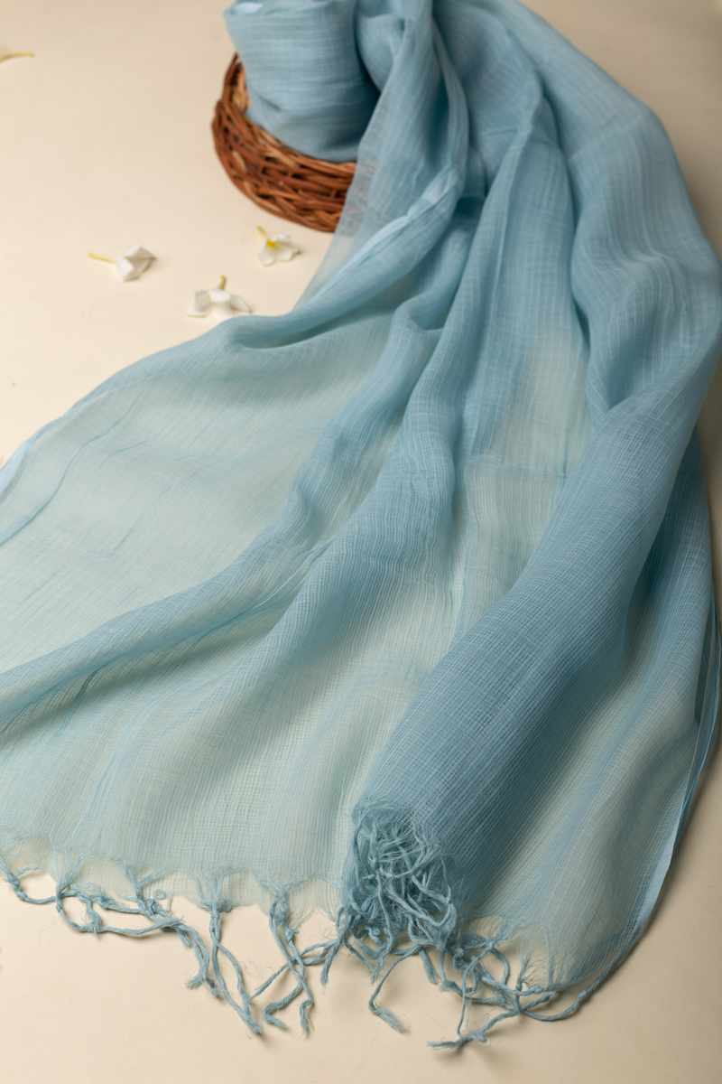 Image for Kusvaa Ne127dup Tapasya Cotton Kota Doriya Dupatta Side