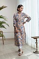 Image for Kusvaa Ne153 Artha Cotton Handblock Kurta Front