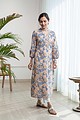 Image for Kusvaa Ne153 Artha Cotton Handblock Kurta Side