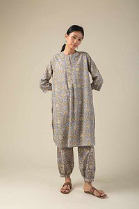 Image for Kusvaa Ne163 Karvi Cotton Kurta Pant Set Side