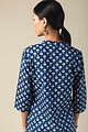 Image for Kusvaa Ne247 Abhitha Cotton Straight Kurta Back