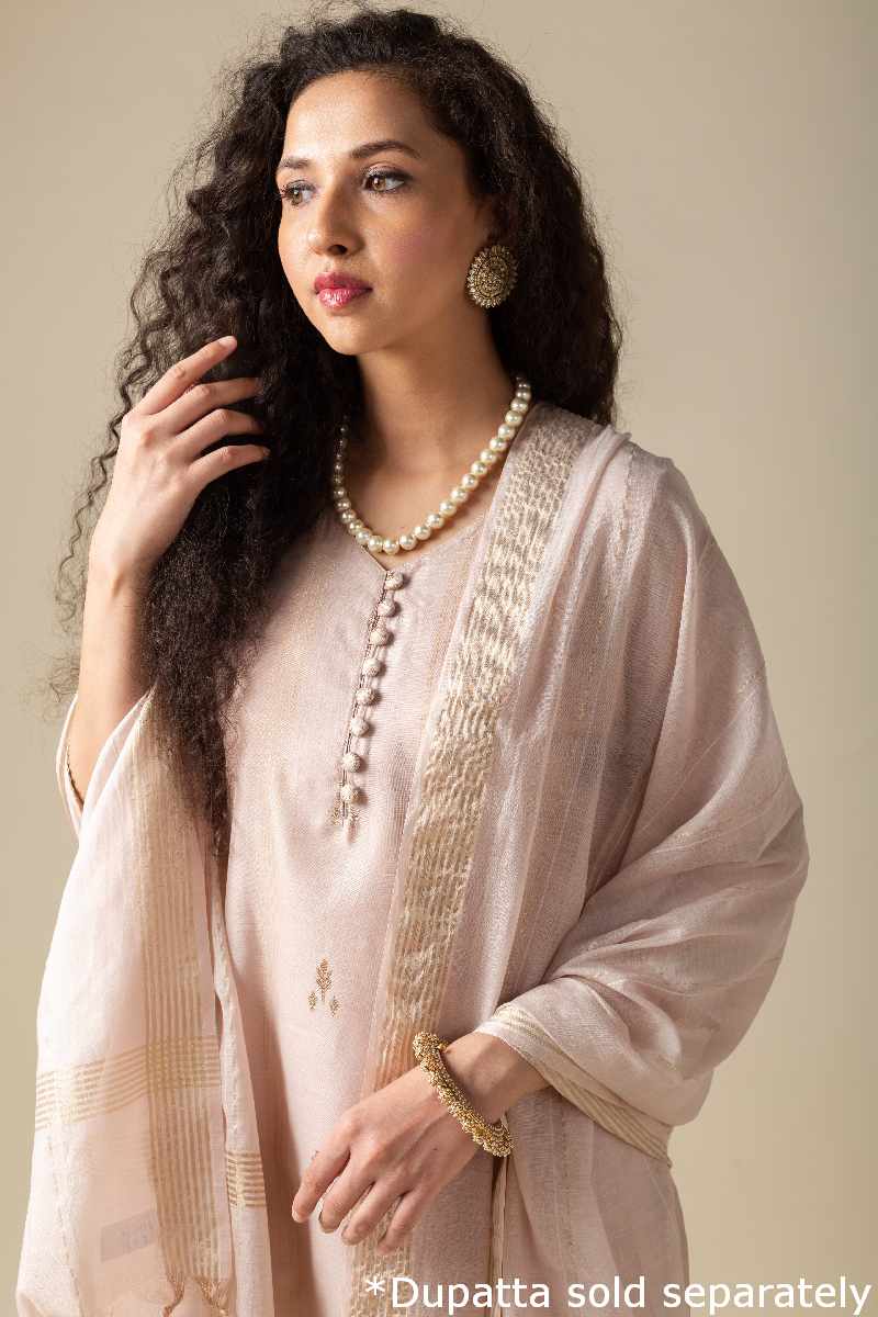 Image for Kusvaa Ne257 Deeksha Chanderi Kurta Featured New