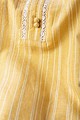 Image for Kusvaa Ne53 Aditi Handloom Cotton Kurta Closeup 2