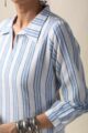 Image for Kusvaa Ne55 Abarna Handloom Cotton Kurta Pant Set Closeup